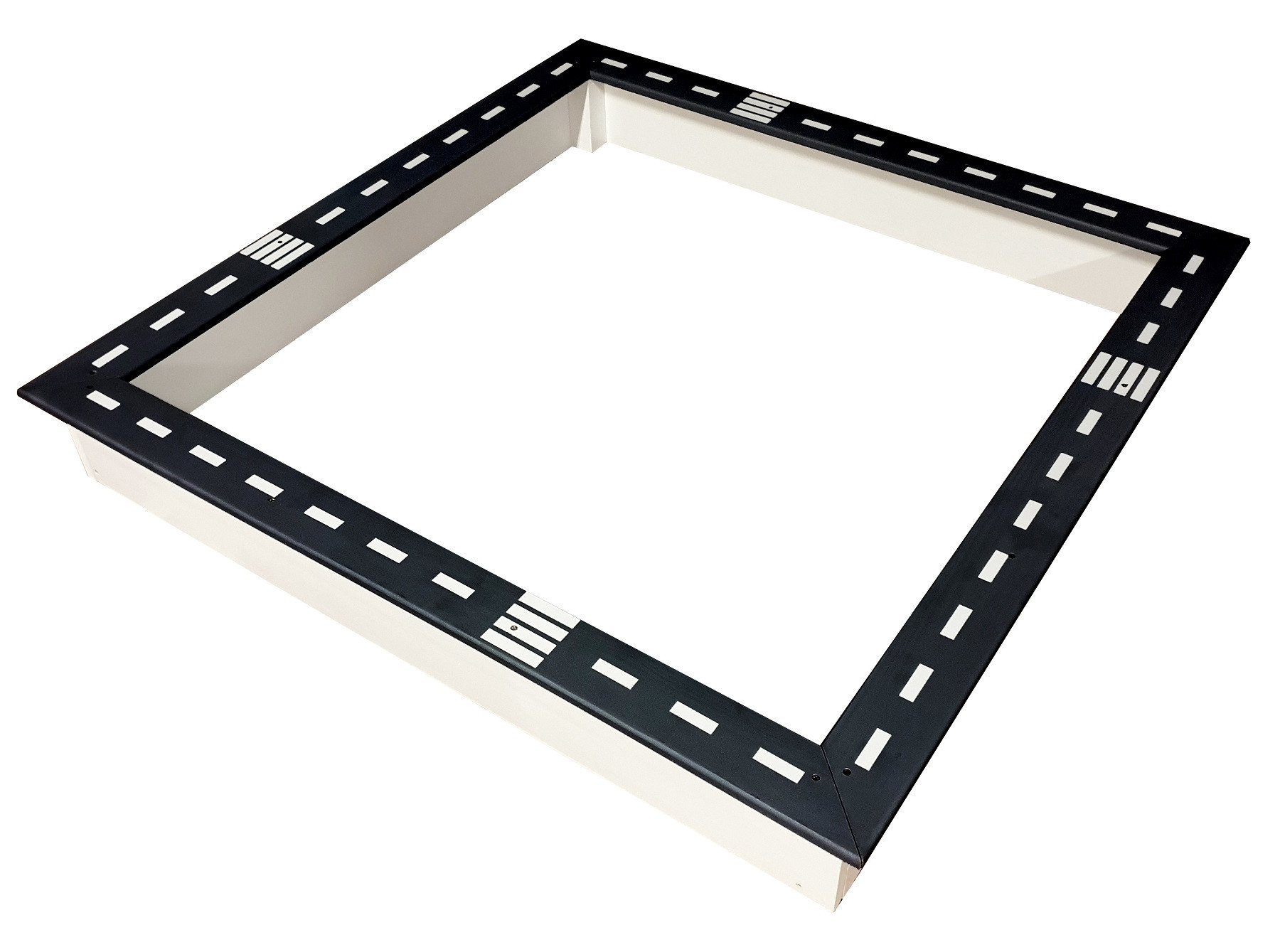 Sandy Zandbak Racebaan - Zwart / Wit