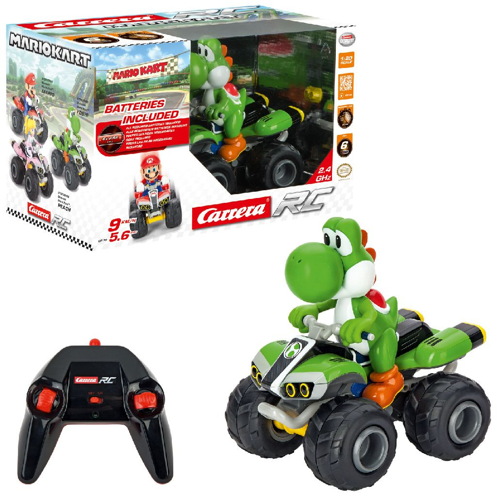 Carrera Nintendo Super Mario Yoshi Quad RC Auto 1:20