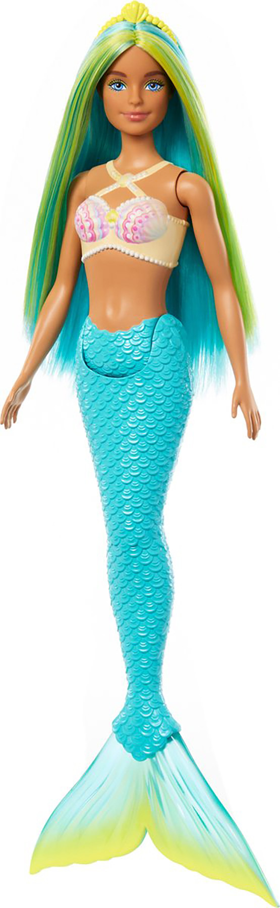 Barbie Core Mermaids - 32 cm - Turquoise zeemeermin staart - Barbiepop