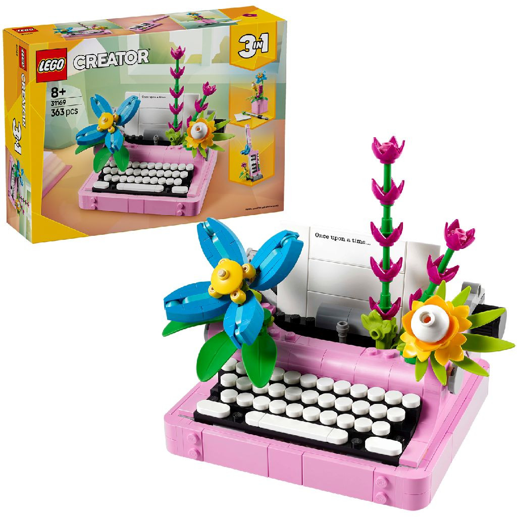 LEGO 31169 Creator - Typemachine met Bloemen