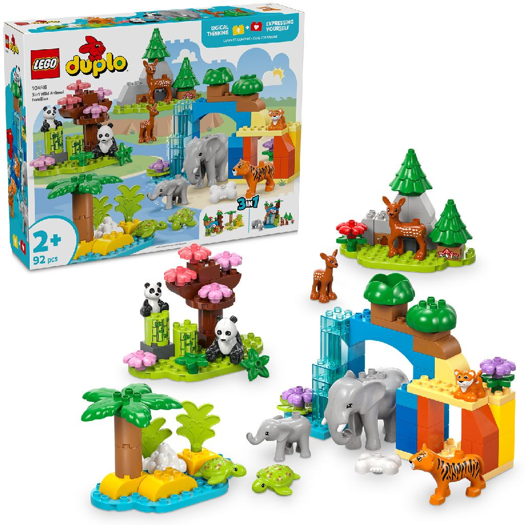 Lego 10446 Duplo Town 3in1 Families Wilde Dieren