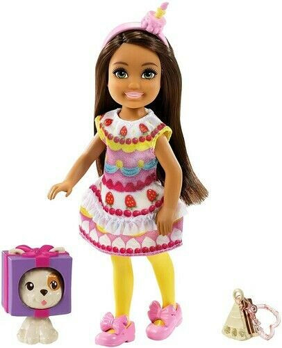 Barbie Club Chelsea - Meisje met Cupcake Jurkje - 15 cm - Minipop