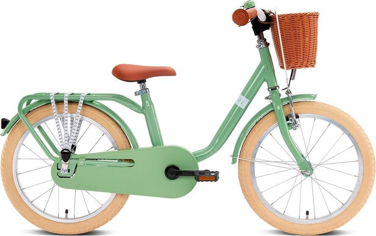 PUKY 4123 Steel Classic - 18 Inch - Retro Groen