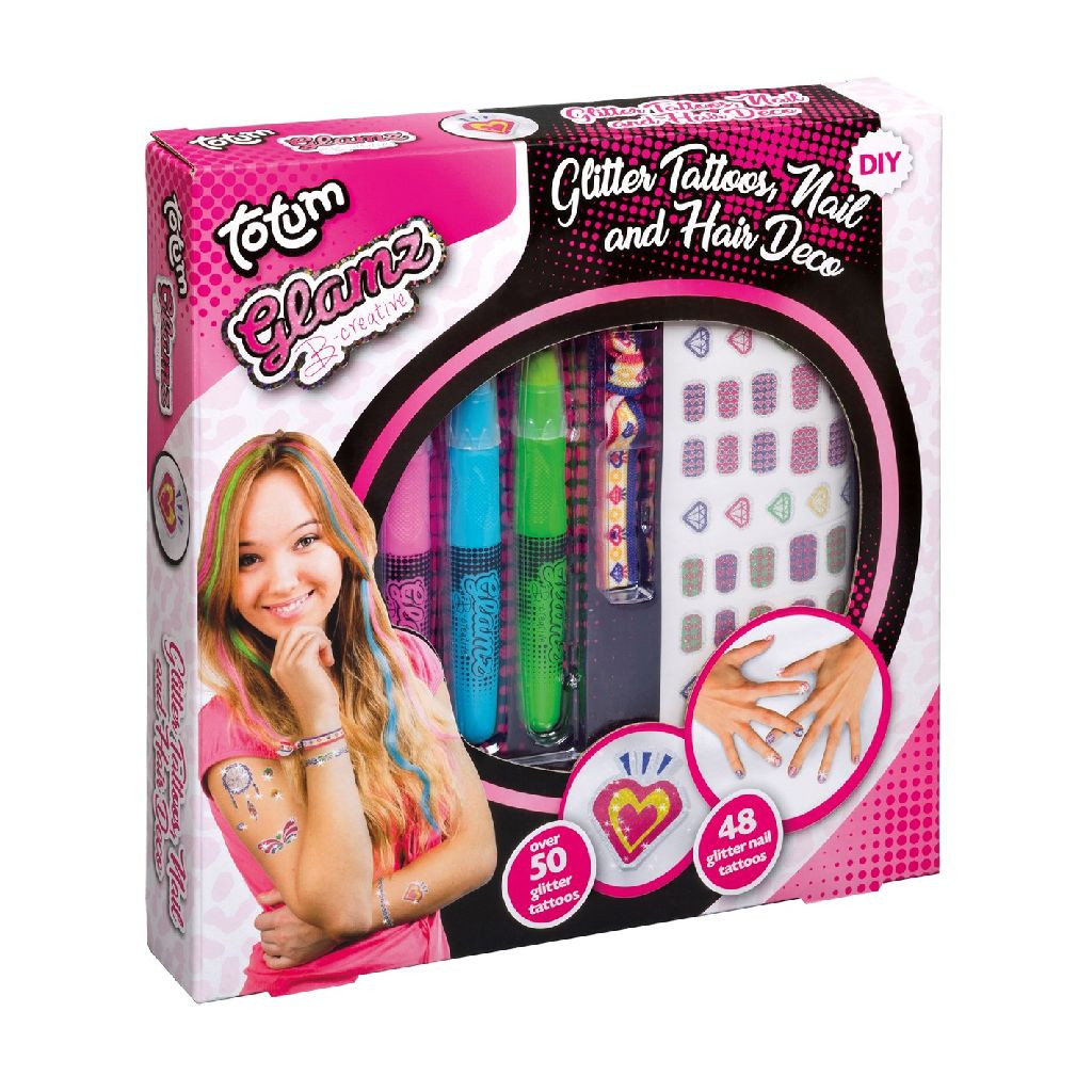 Totum Glamz Glitter tattoos, Nail and Hair deco
