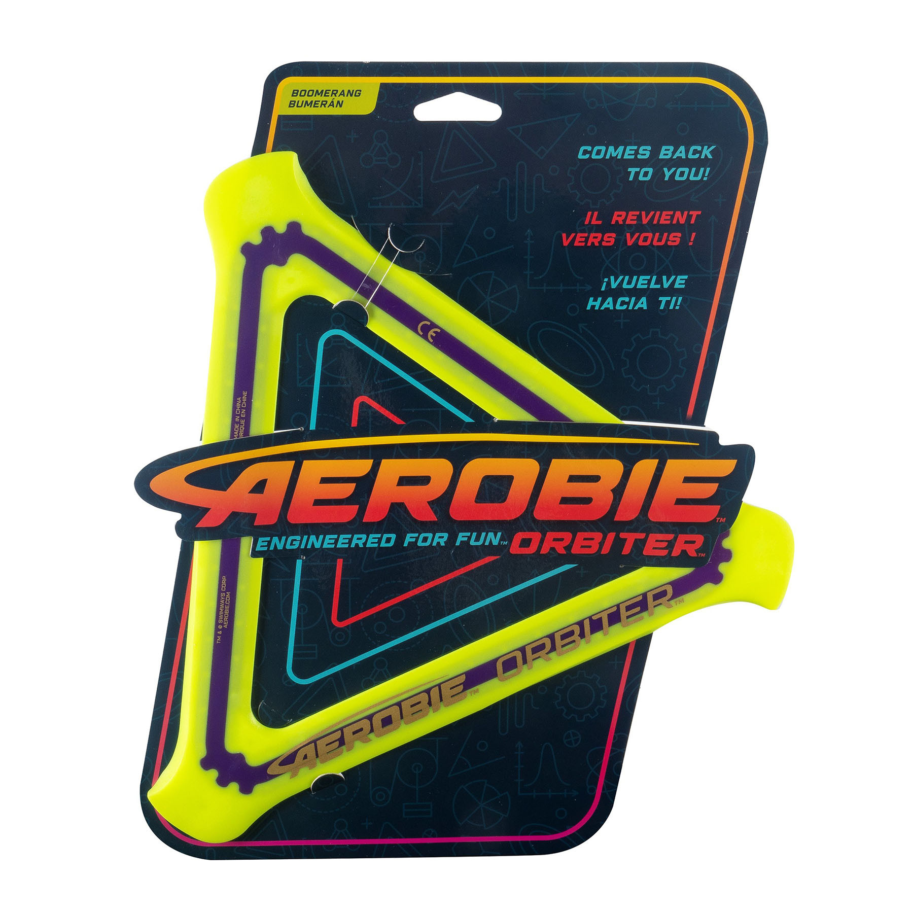 Aerobie Orbiter Boomerang - Geel