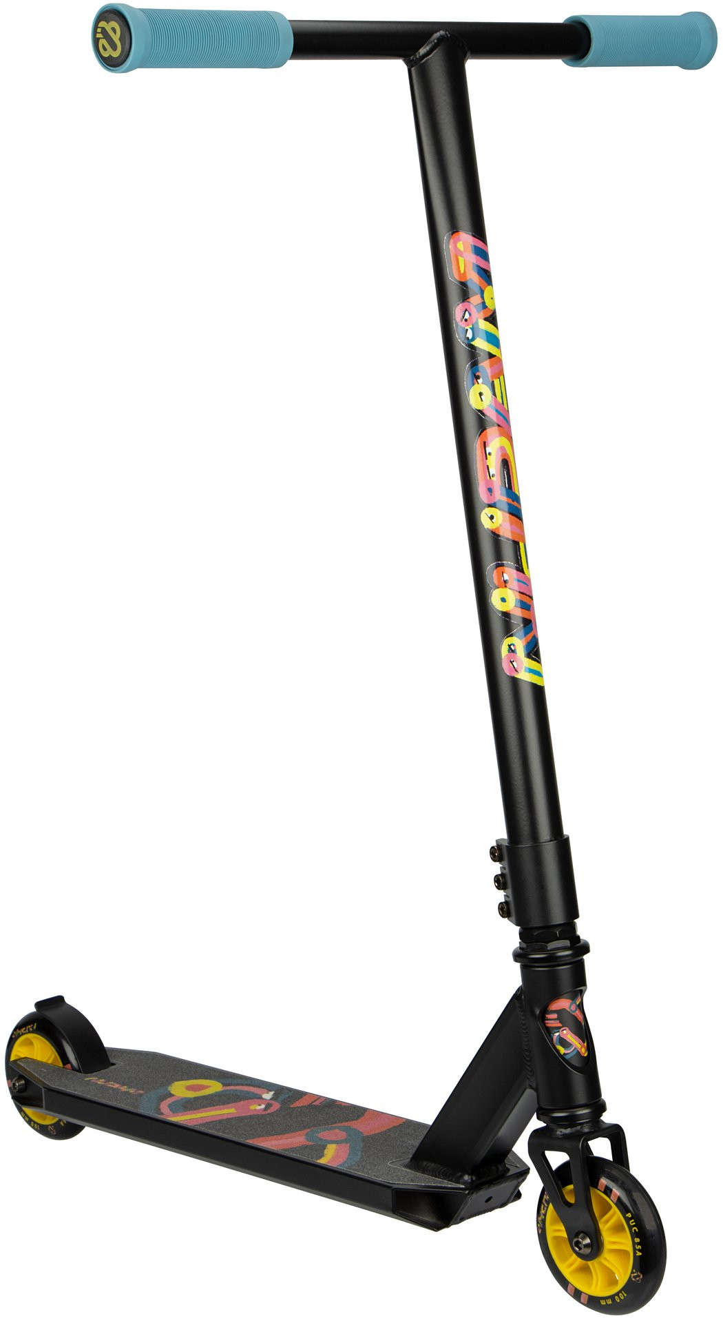 Nijdam Stuntstep - Neon Feelin' - Zwart