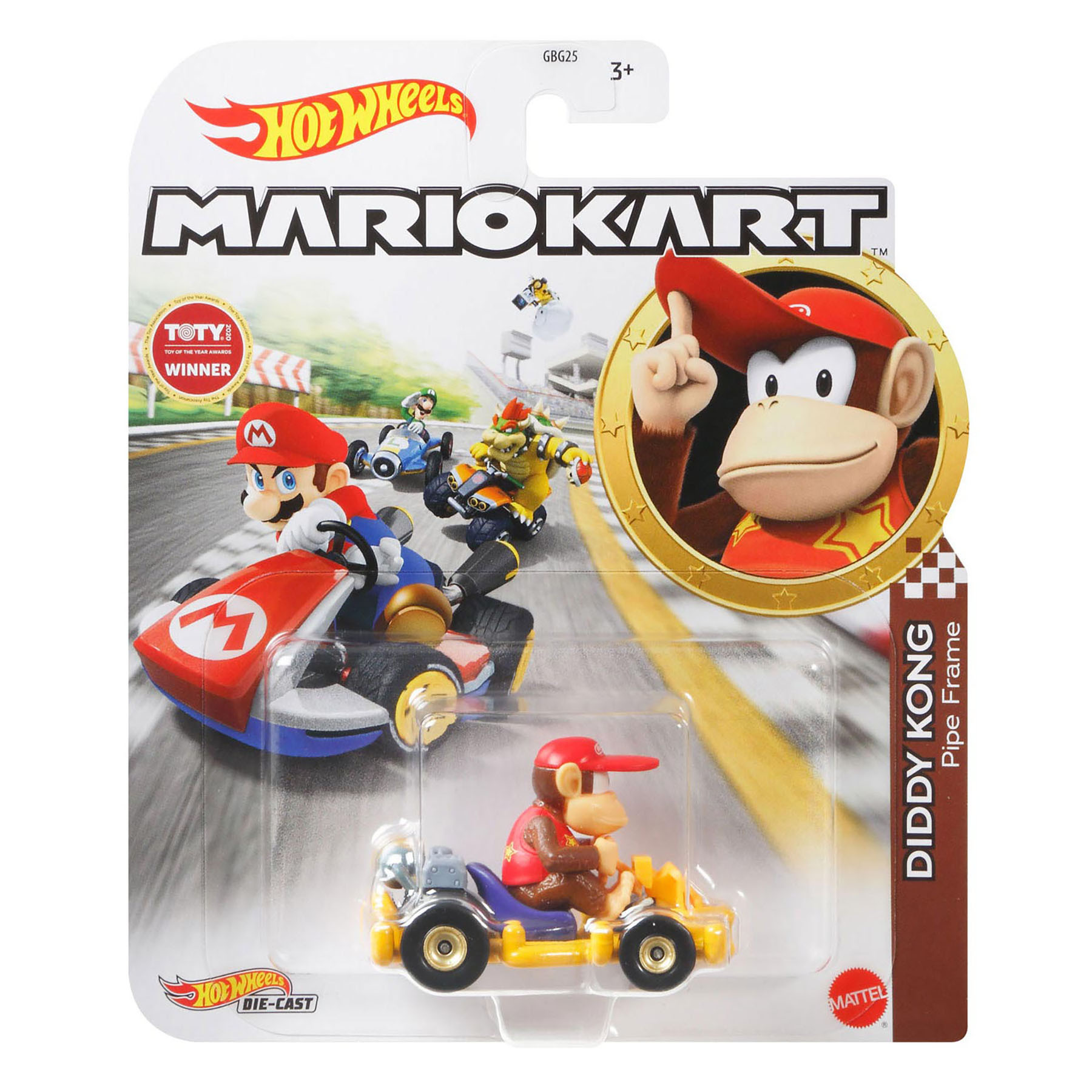 Hot Wheels Mario Kart - Diddy Kong