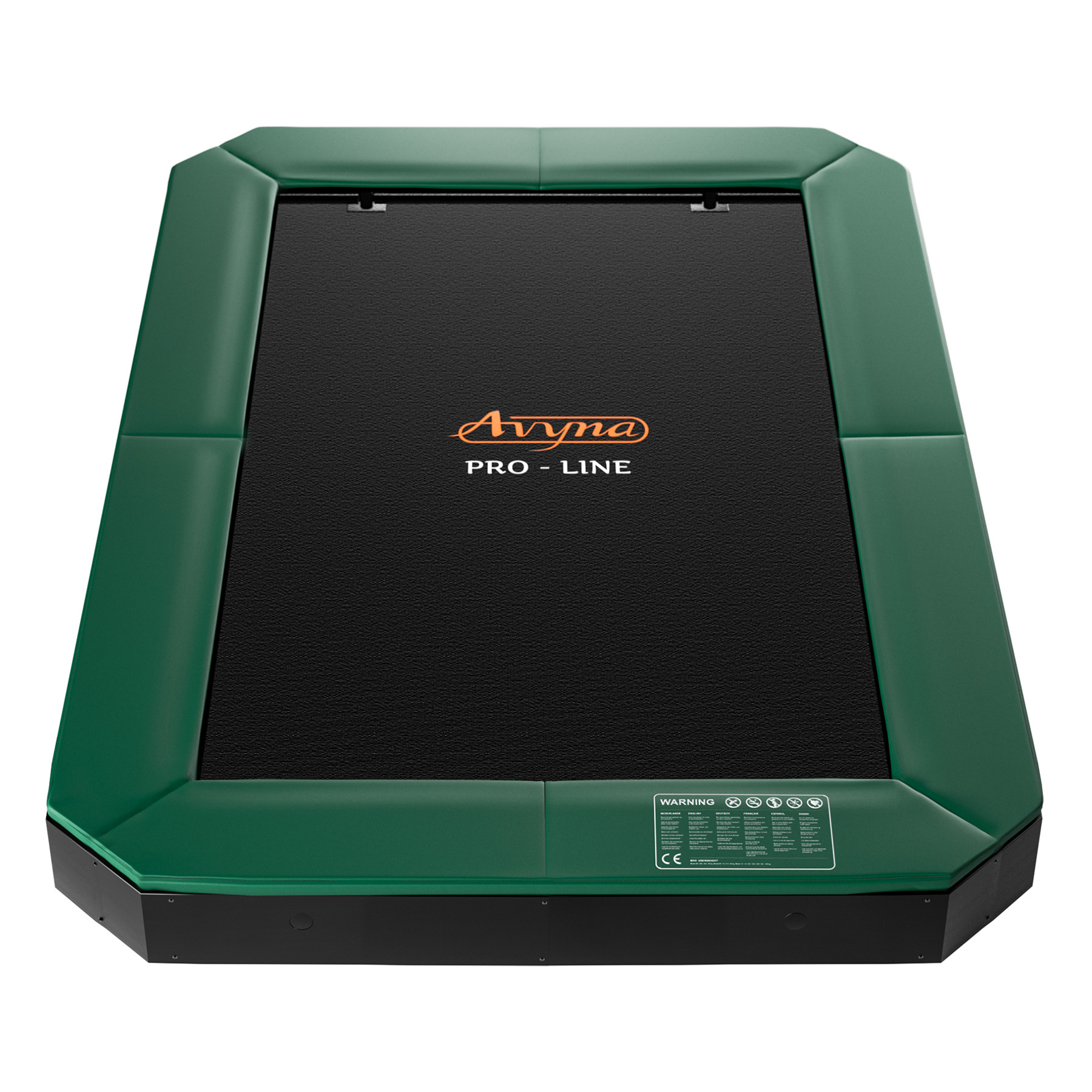 Avyna Pro-Line Flatlevel Trampoline - 380 x 255 cm (238) - Groen