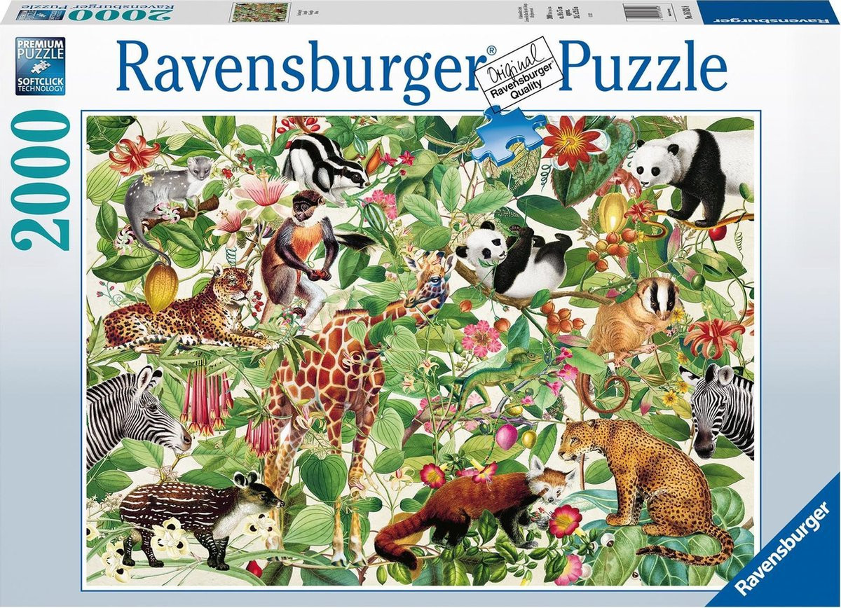 Ravensburger Puzzel - Jungle - 2000 Stukjes 