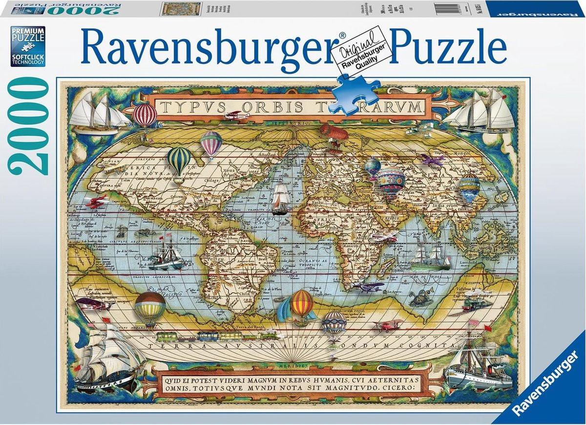 Ravensburger Puzzel - Around the World - 2000 Stukjes