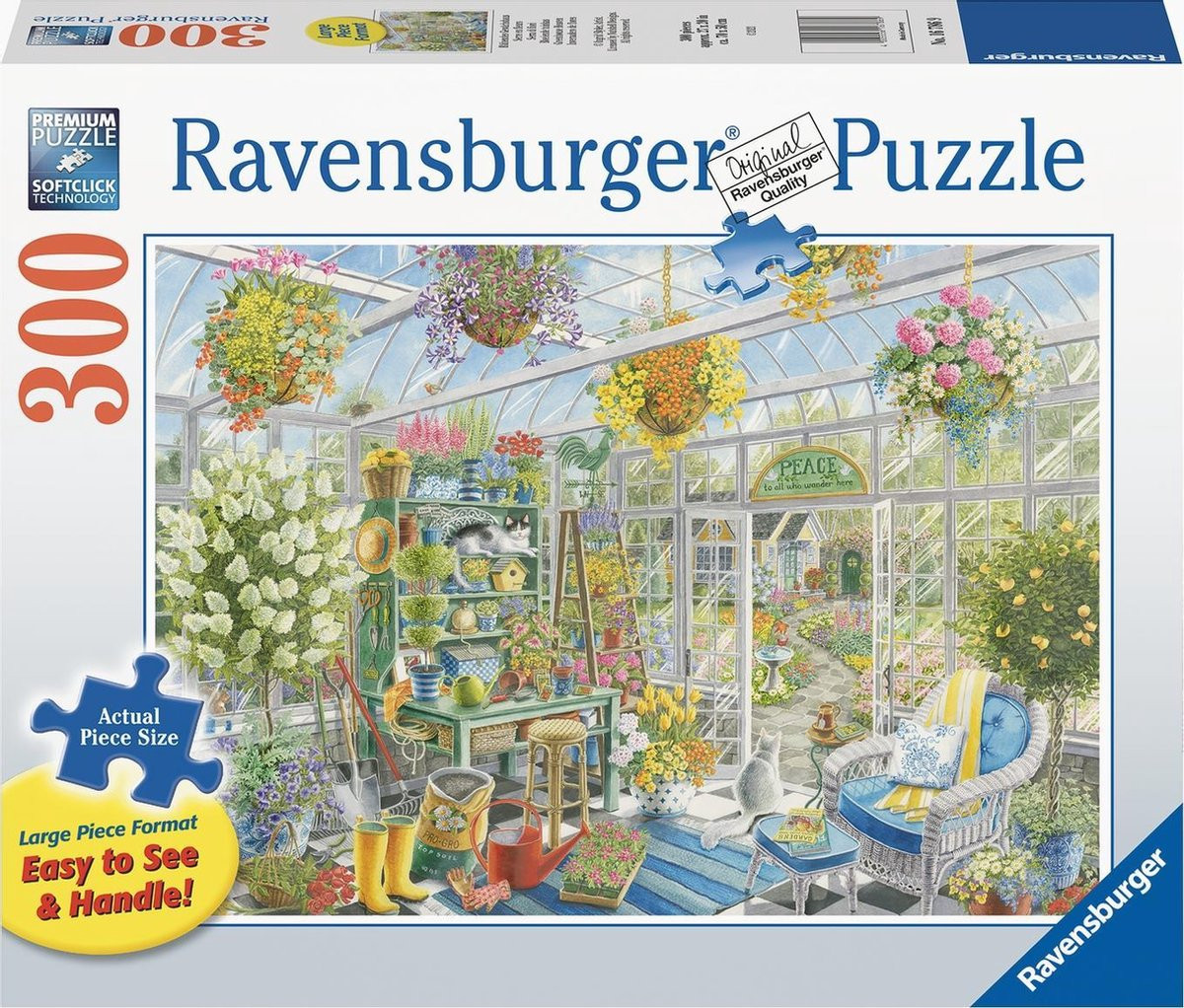 Ravensburger Puzzel - Bloeiende Tuinkas - 300 Stukjes