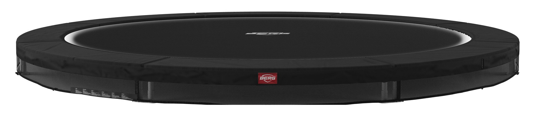 BERG Trampoline Favorit - InGround - 430 cm - Limited Black Edition - Zwart