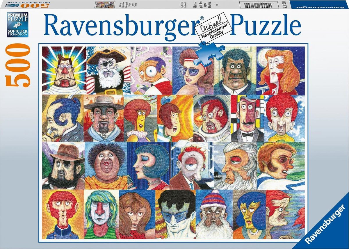 Ravensburger Puzzel - Lettertypes - 500 Stukjes