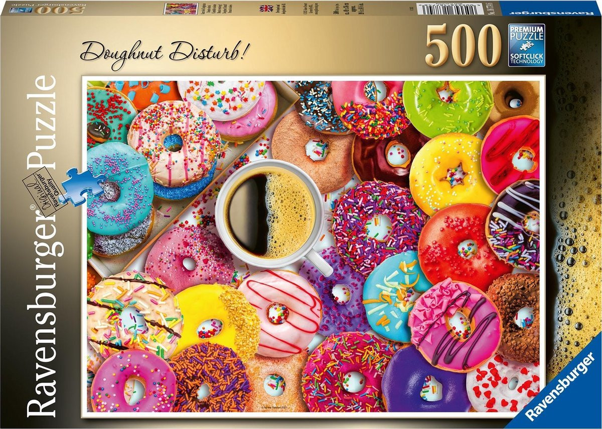 Ravensburger Puzzel - Doughnut Disturb! - 500 Stukjes