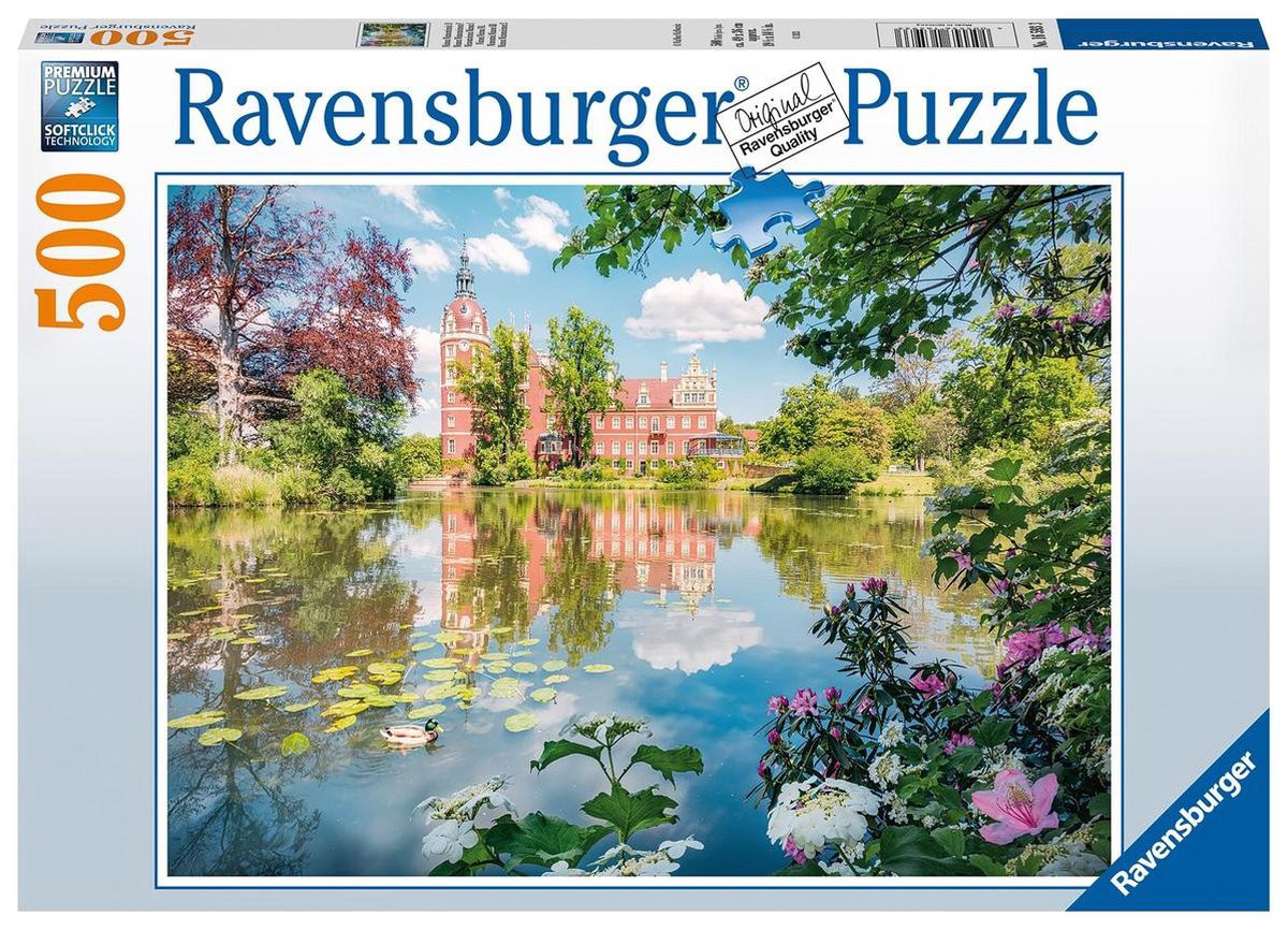 Ravensburger Puzzel - Sprookjesachtig Slot Muskau - 500 Stukjes