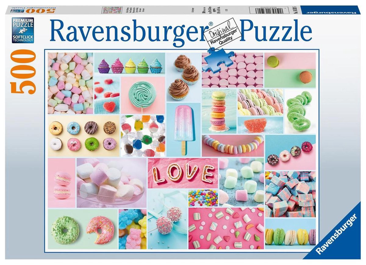 Ravensburger Puzzel - Zoete Verleiding - 500 Stukjes 