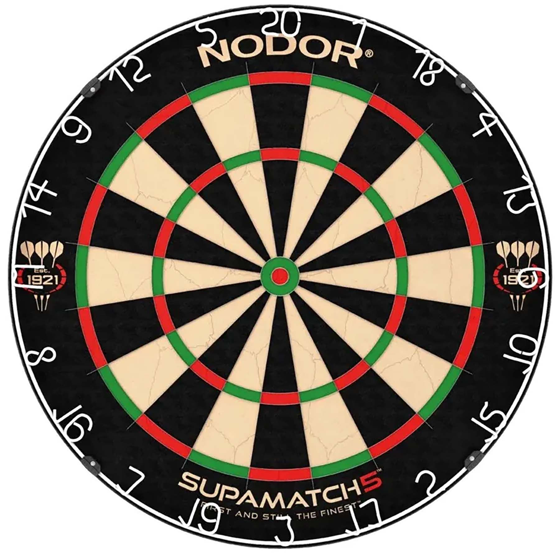 Nodor Dartbord Supamatch 5, 46 cm / VPE 1/4