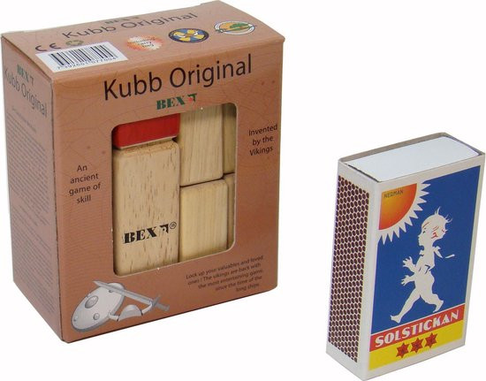 Bex Mini Kubb Original Mini - Rubberhout 