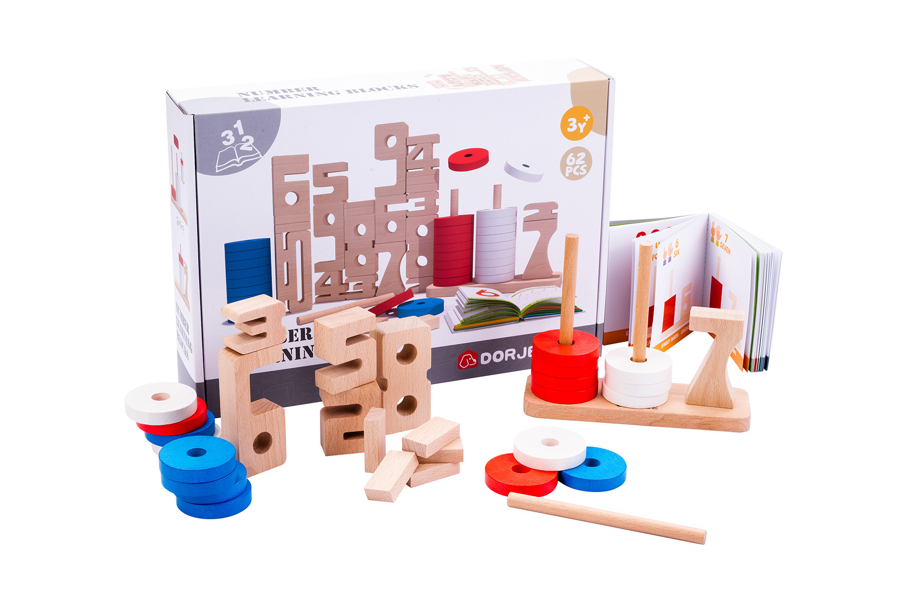 Dorjee Telblokken - Hout