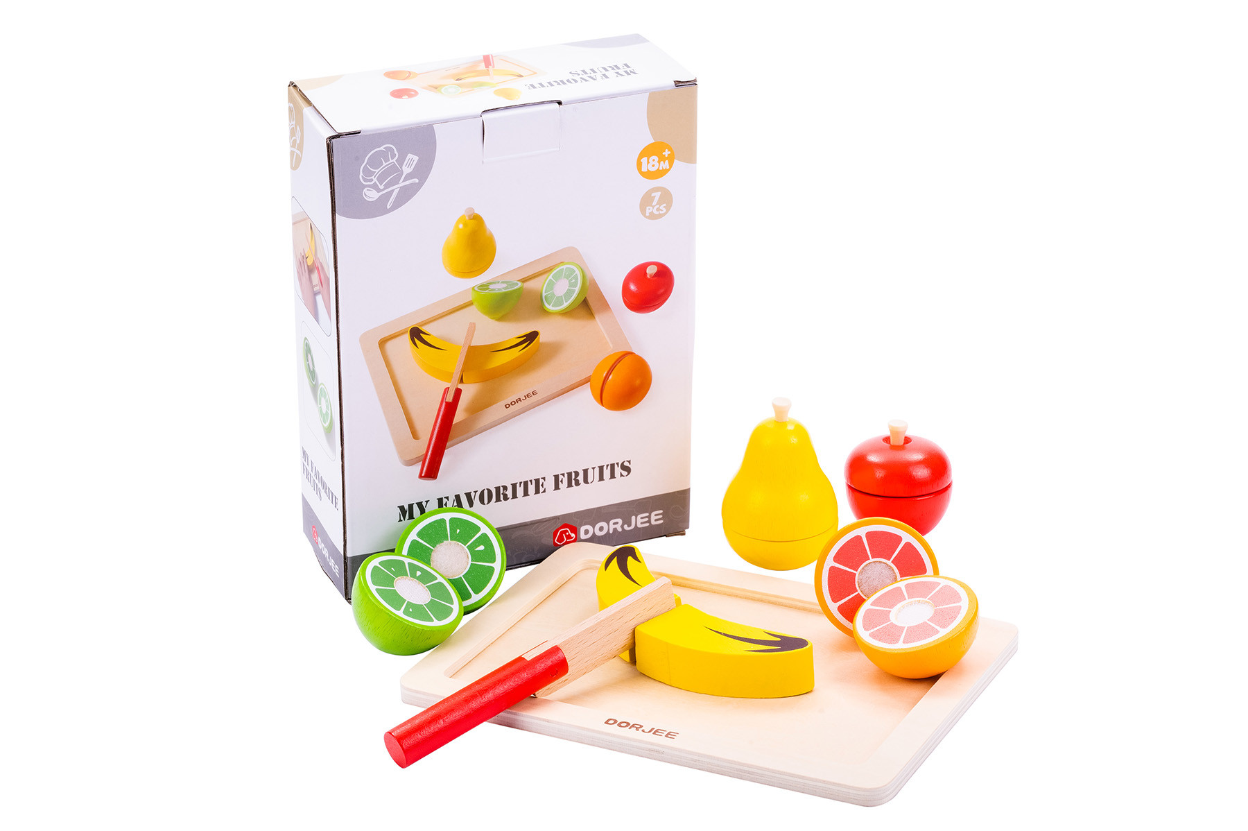 Dorjee Snijset met Fruit - Hout