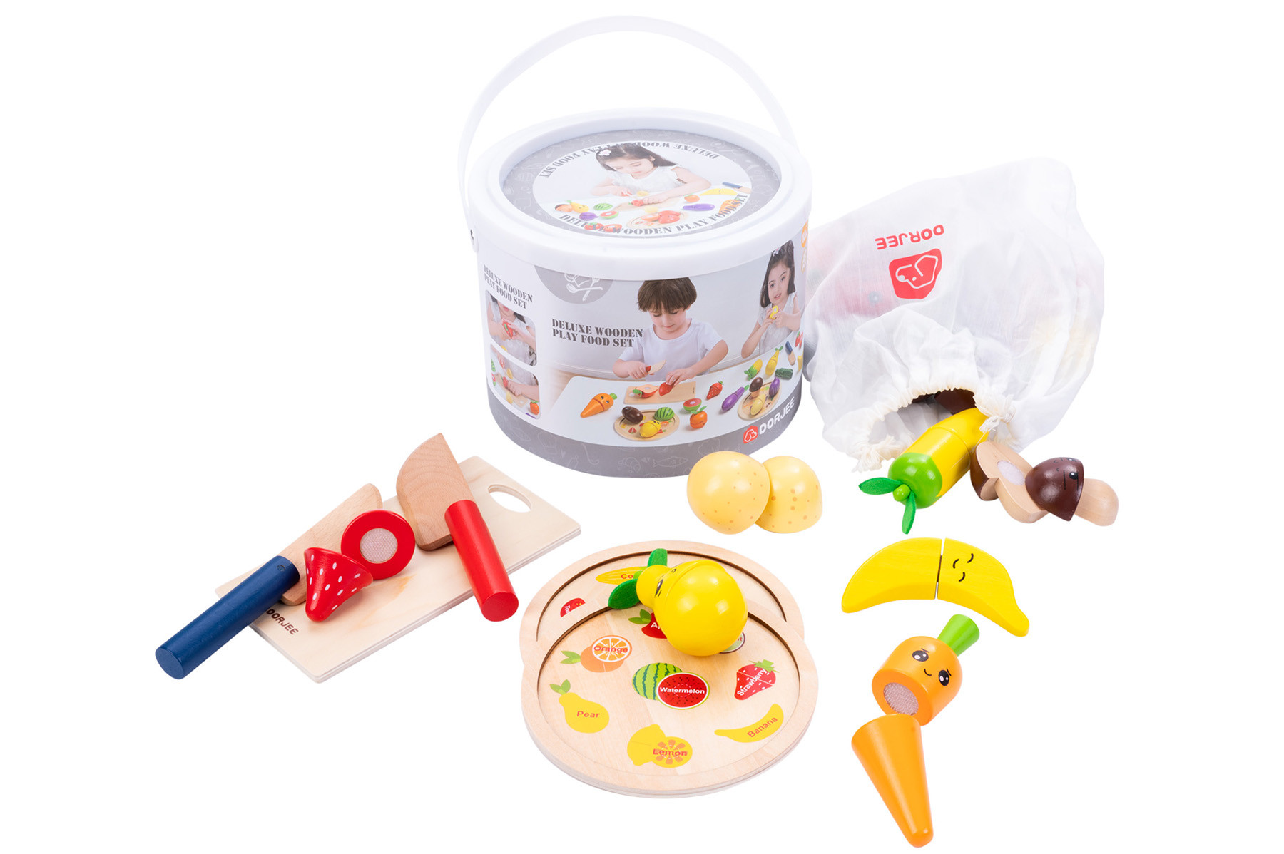 Dorjee Snijset Groente en Fruit - Hout