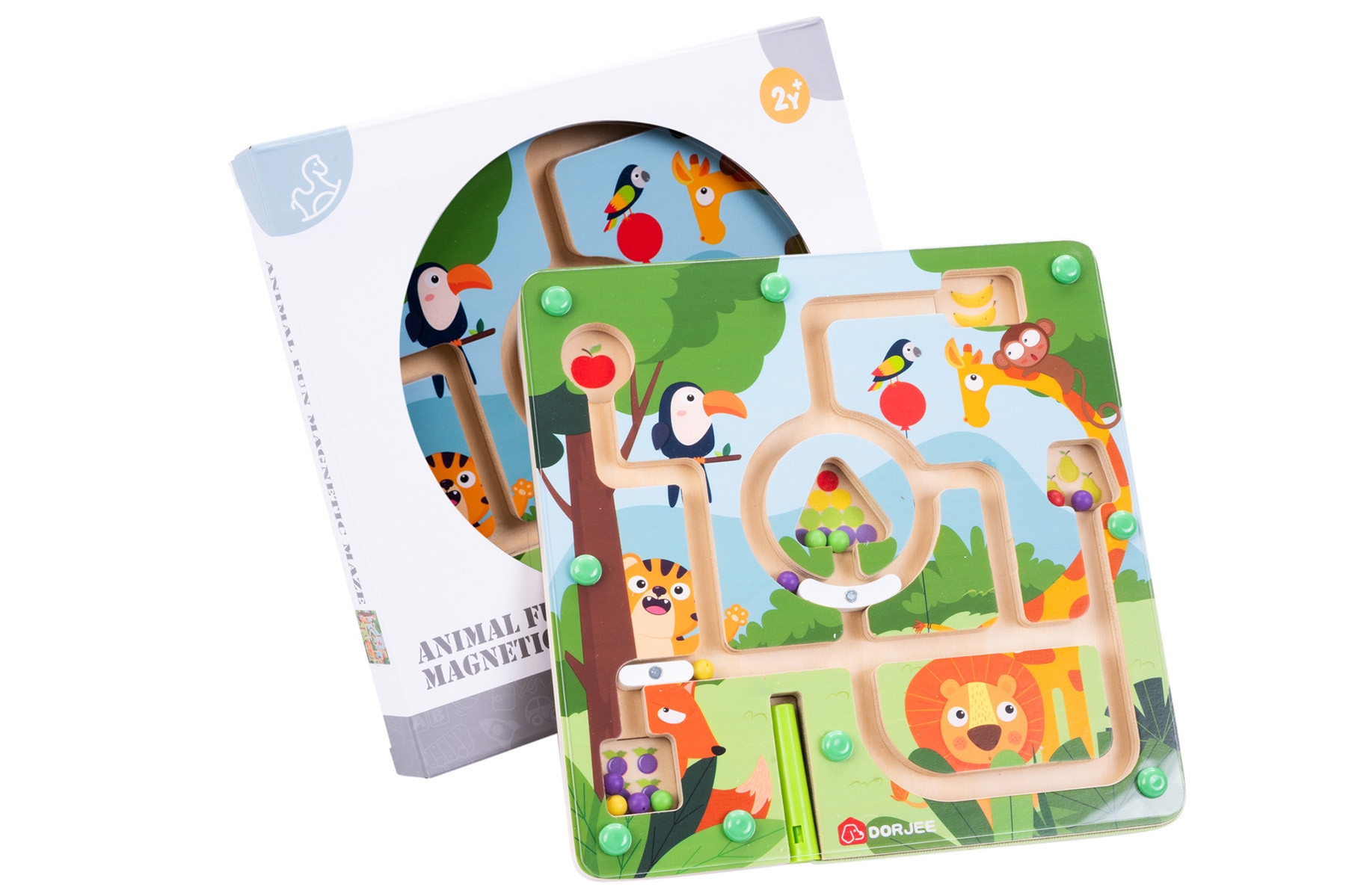 Dorjee Labyrinth Dieren - 22 x 22 cm - Educatief Spel