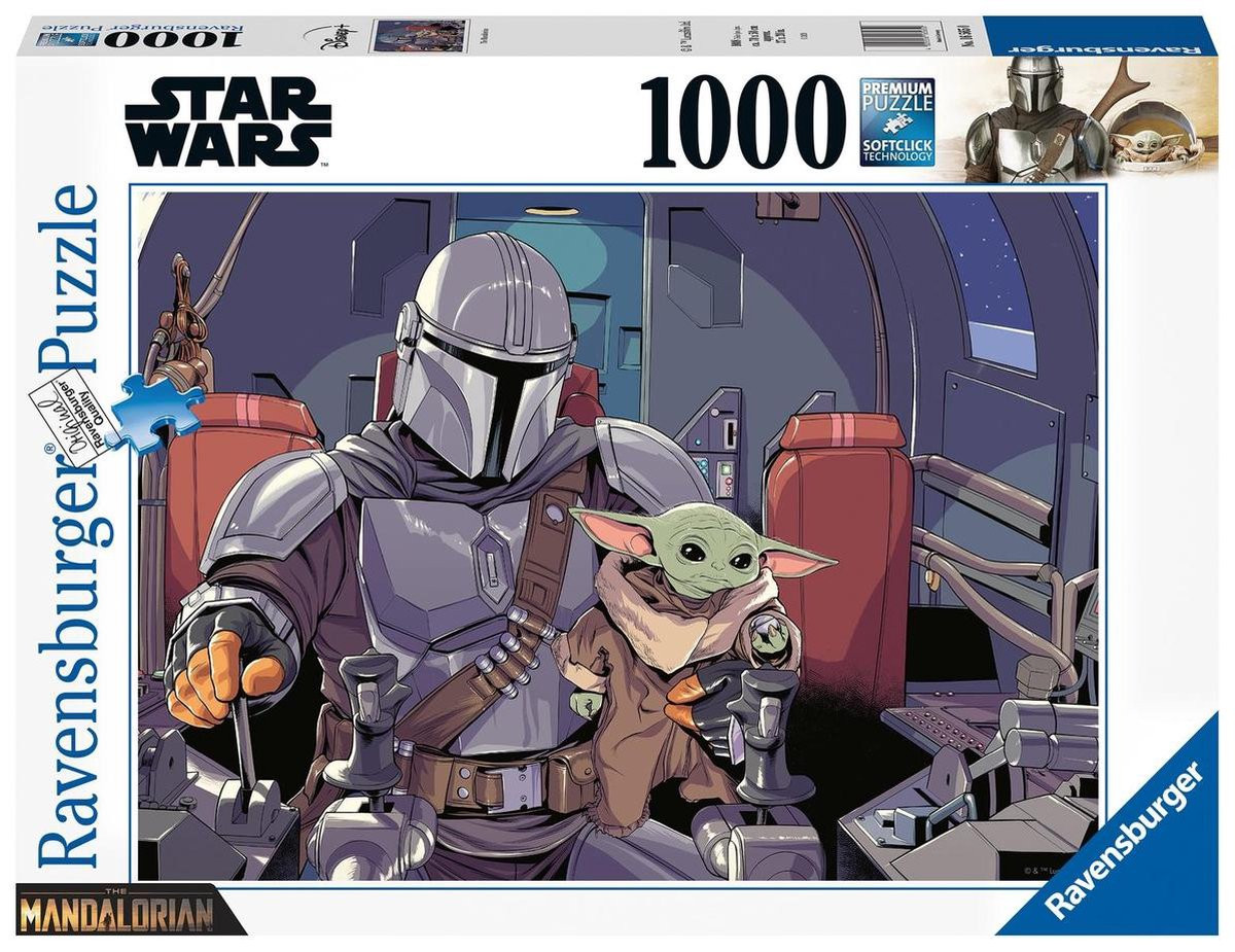Ravensburger Puzzel - Star Wars The Mandalorian - 1000 Stukjes