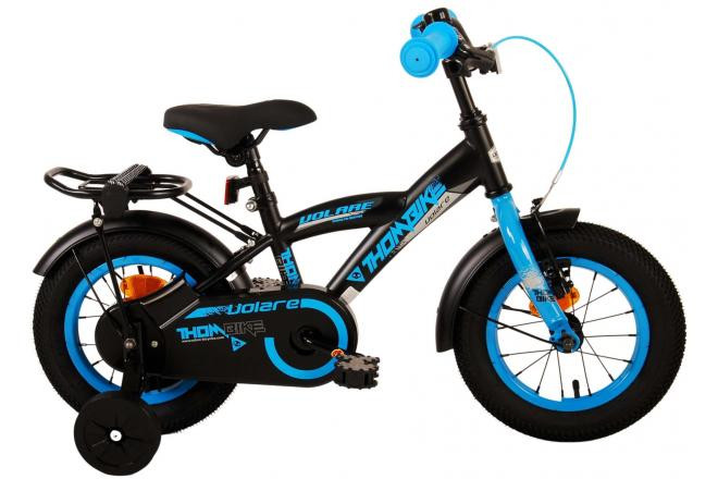 Volare Thombike Kinderfiets - 12 inch - Zwart Blauw