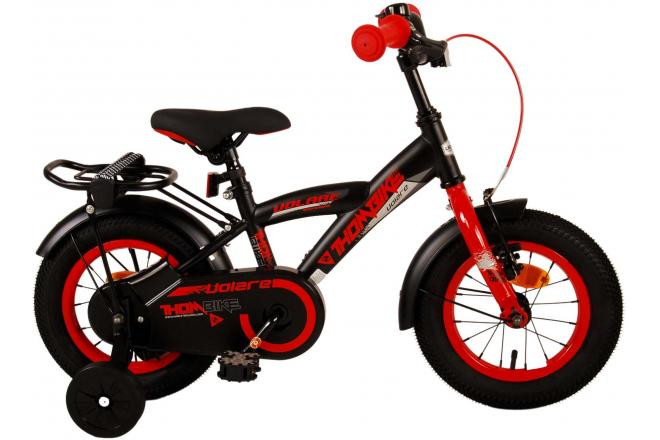 Volare Thombike Kinderfiets - 12 inch - Zwart Rood