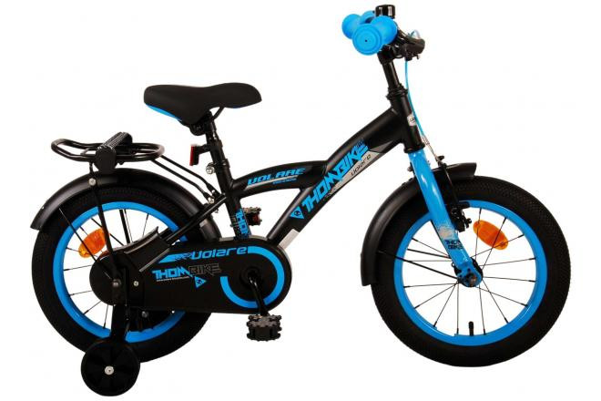 Volare Thombike Kinderfiets - 14 inch - Zwart Blauw