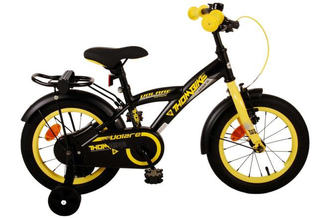 Volare Thombike Kinderfiets - 14 inch - Zwart Geel