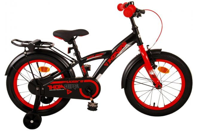 Volare Thombike Kinderfiets - 16 inch - Zwart Rood