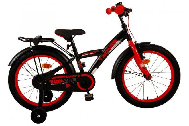 Volare Thombike Kinderfiets - 18 inch - Zwart Rood