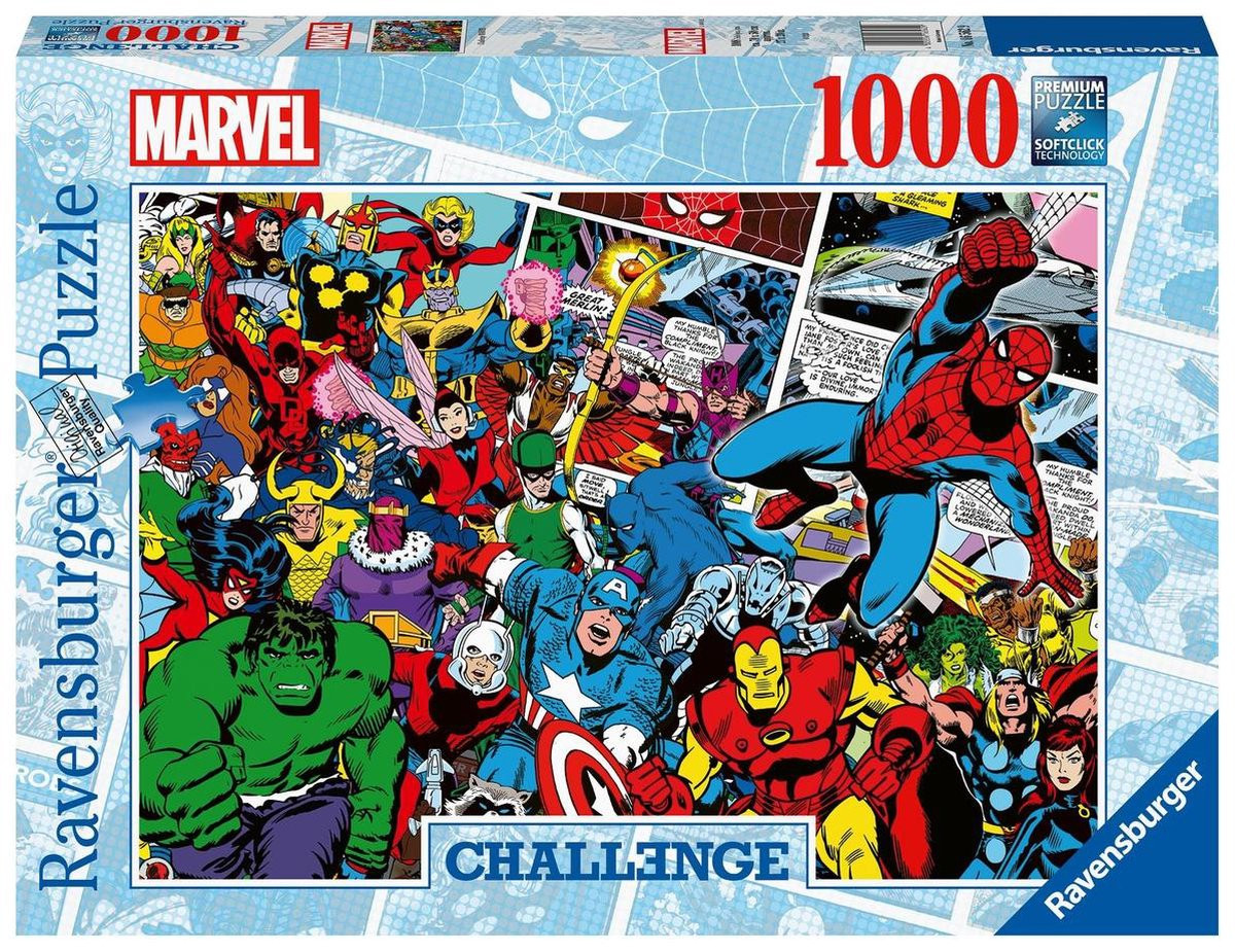 Ravensburger Puzzel - Marvel Challenge - 1000 Stukjes 