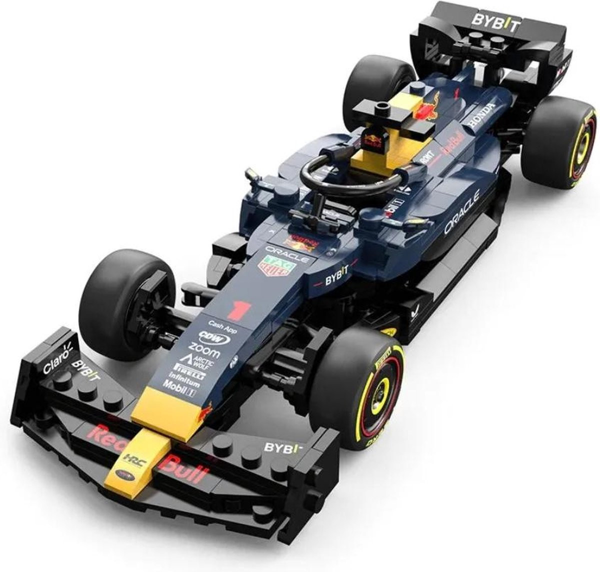 Rastar Bouwstenen Max Verstappen RedBull F1 Team RB1 - Met Originele Stickers - 333 Delig