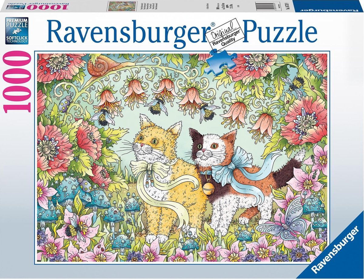 Ravensburger Puzzel - Kattenvriendschap - 1000 Stukjes