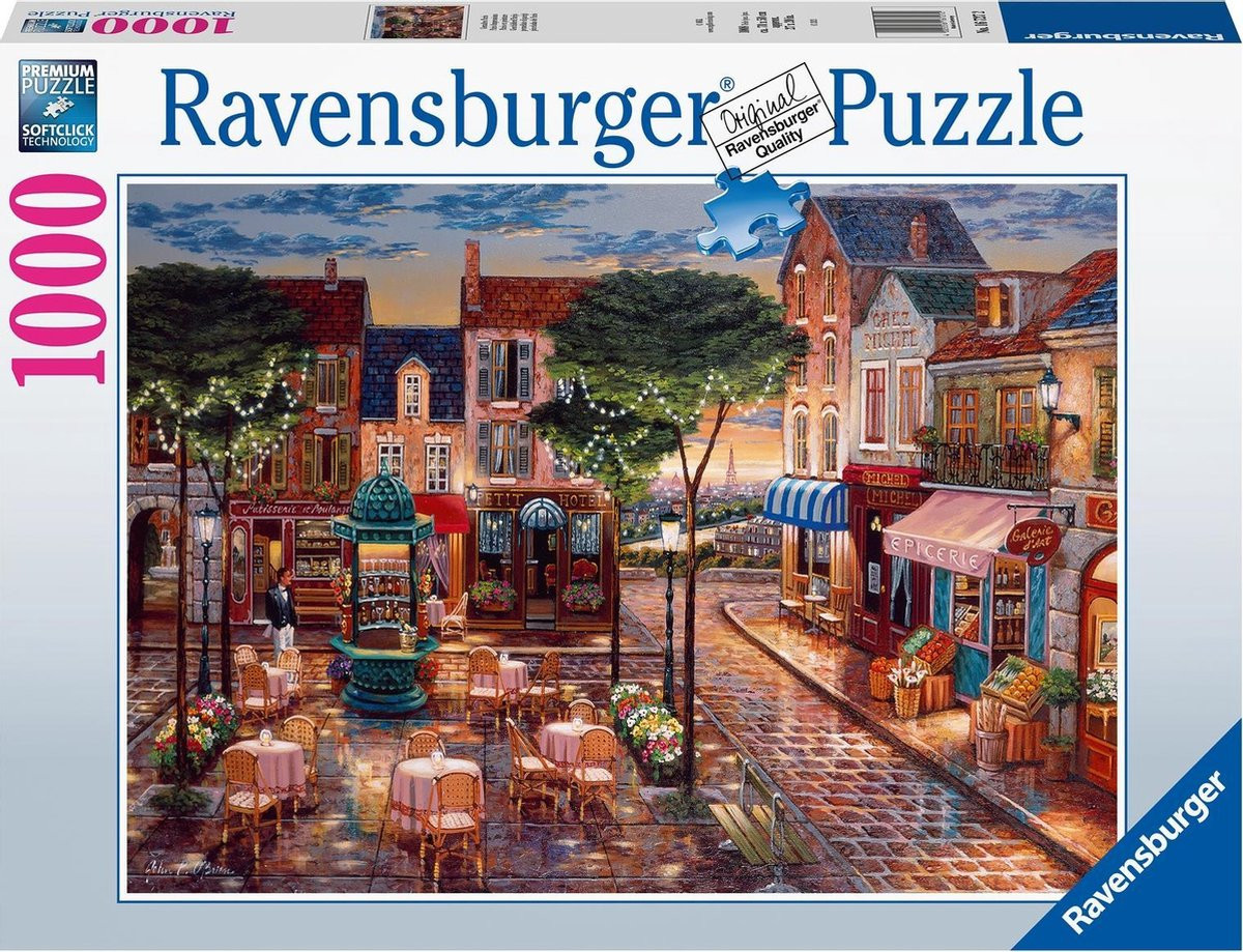 Ravensburger Puzzel - Geschilderd Parijs - 1000 Stukjes
