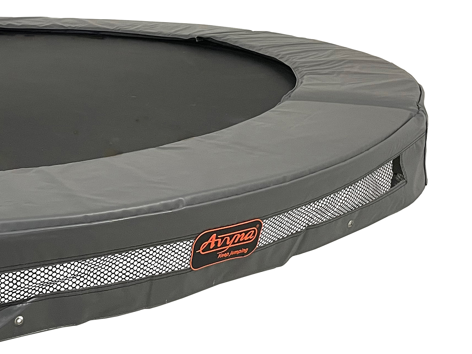 Avyna Trampoline Beschermrand Heavy Duty - Universeel - Inground - ø 270 cm (8ft) - Grijs