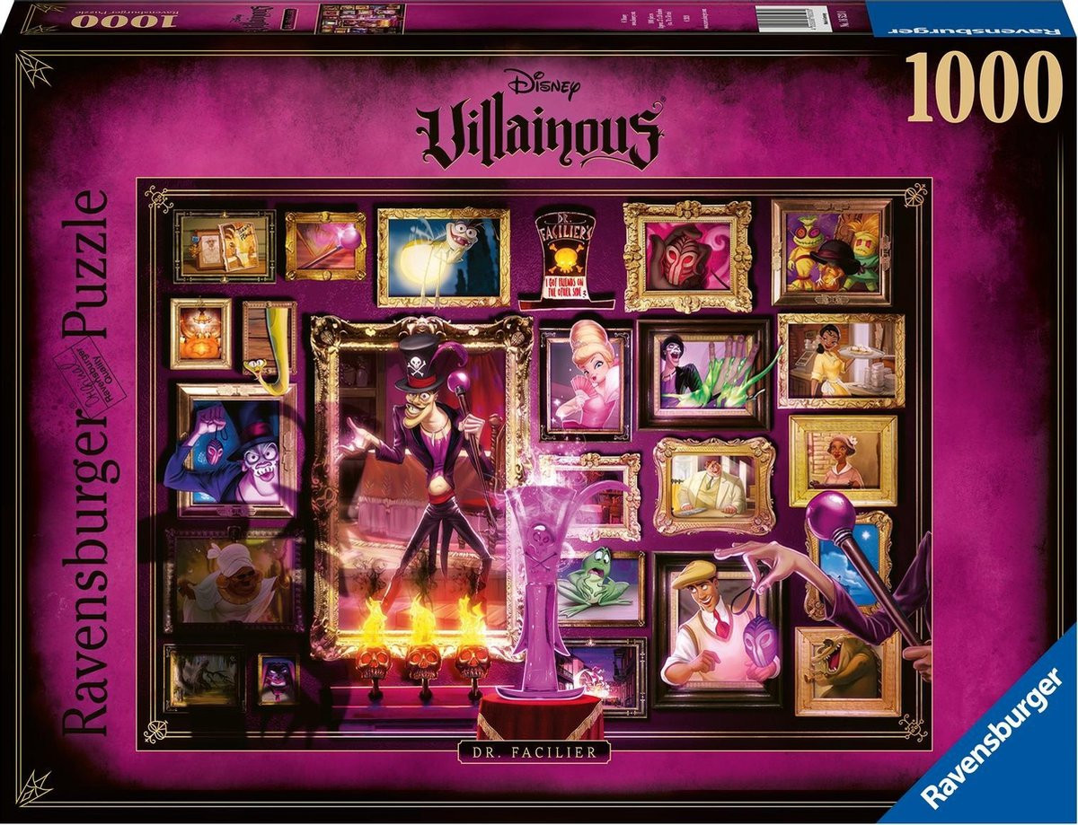 Ravensburger Puzzel - Disney Villainous: Dr. Facilier - 1000 Stukjes