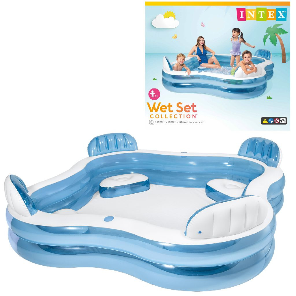 Intex Zwembad Family Lounge Pool - 229 x 229 x 66 cm