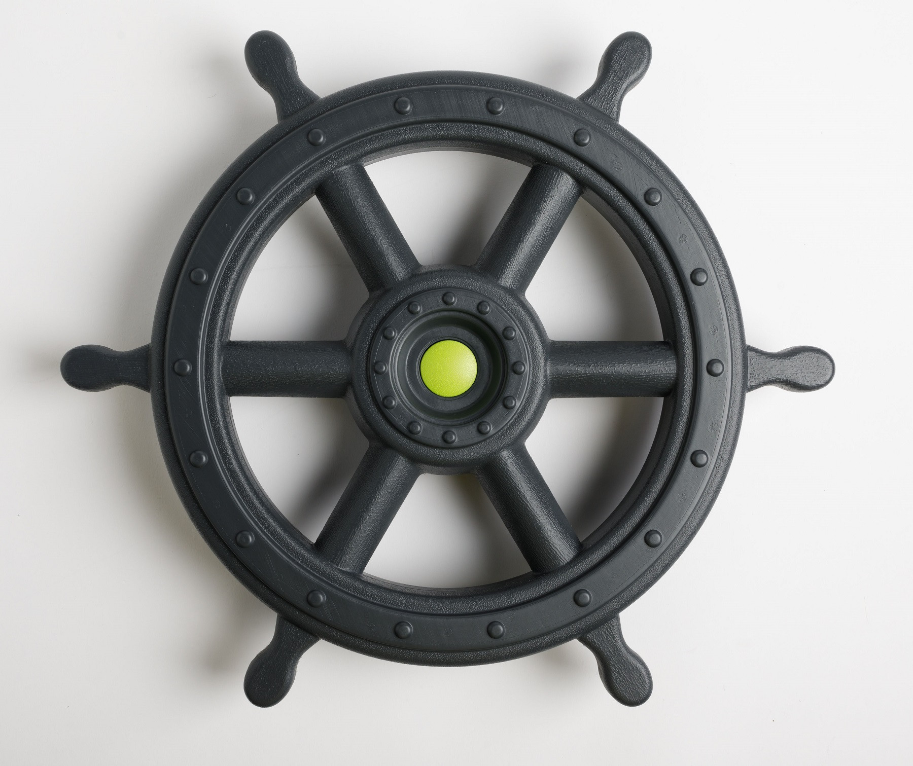 DICE Piratenstuur XXL - 54 cm - Antraciet / Limoengroen