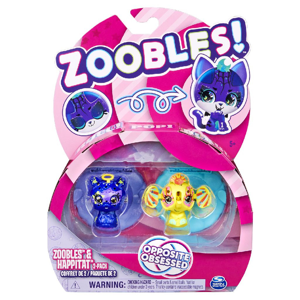 Zoobles Llama en Elephant - 2-Pack - Speelfiguur