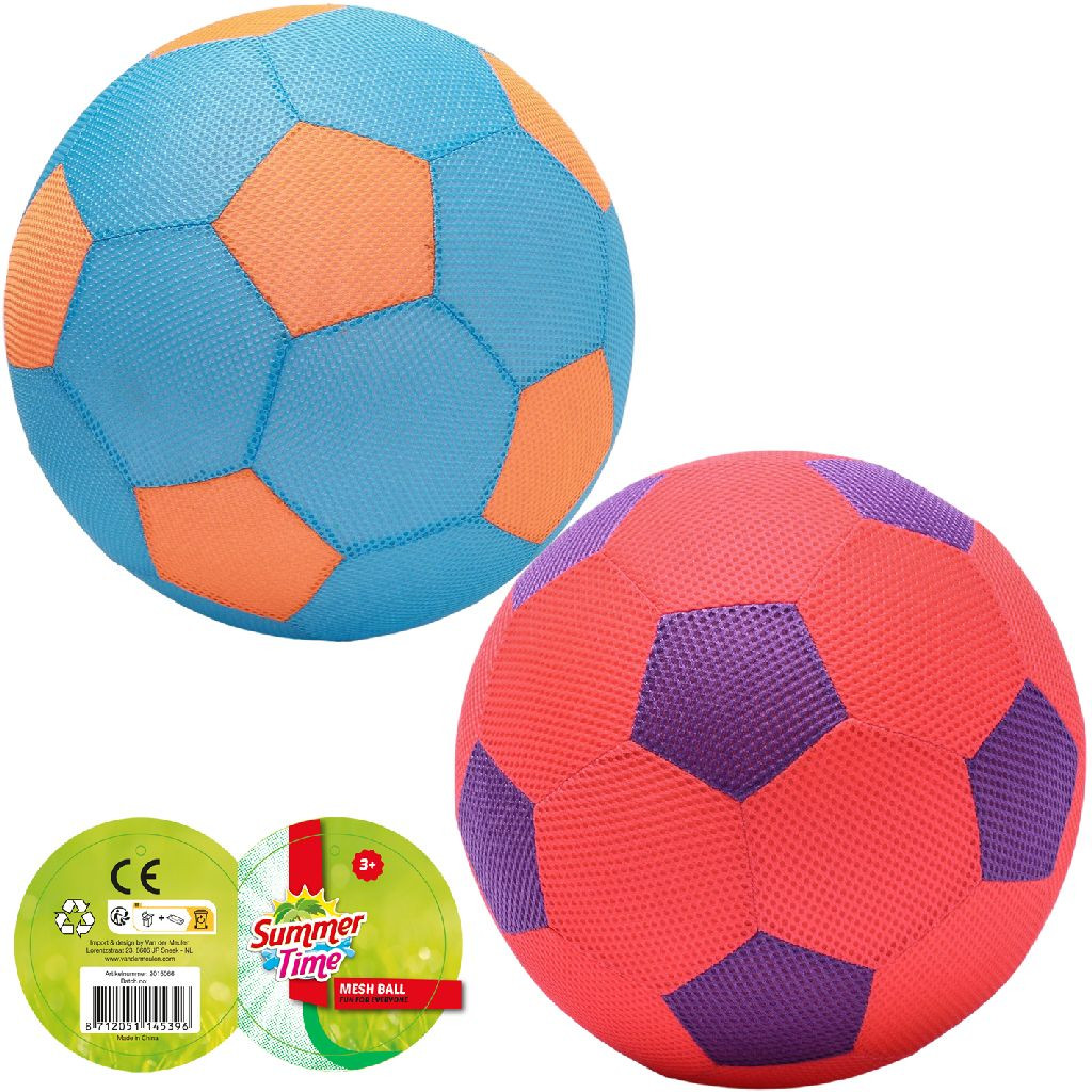 Summertime Mesh Ball - 38 cm - Assortiment - Prijs per Stuk