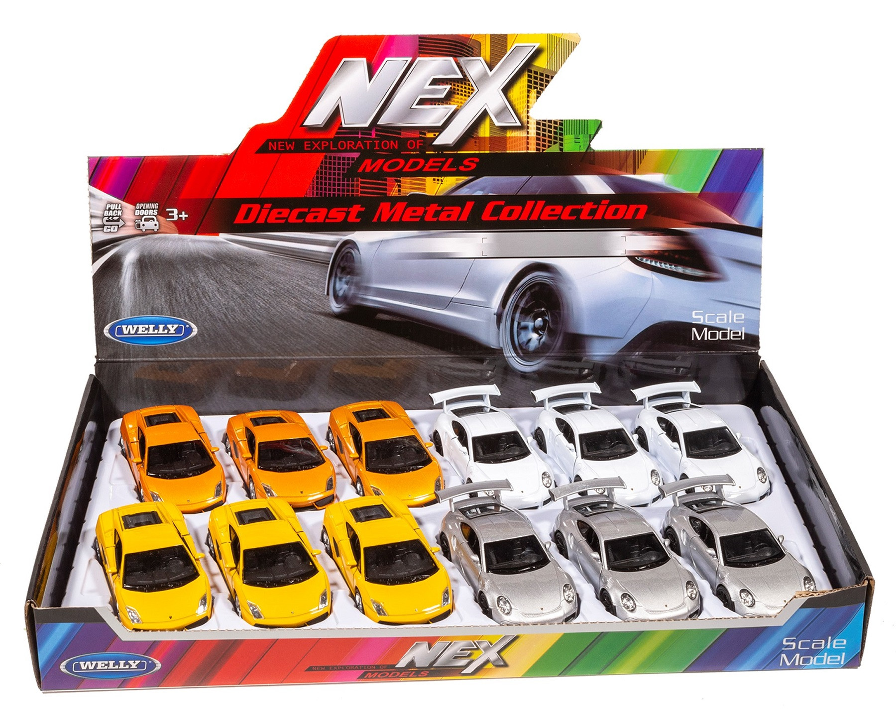 Welly Porsche 911 of  Lamborghini - Prijs per Stuk