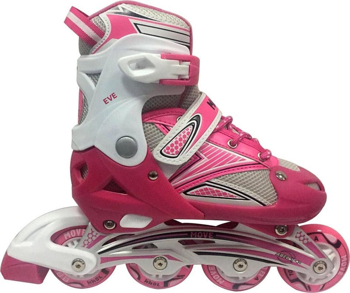 Move Eve Inline Skates - Skeelers - Roze / Wit - Maat 38-41