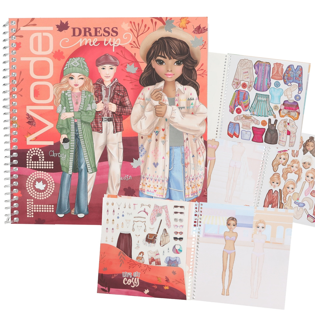 TOPModel Stickerboek - Dress Me Up - COSY