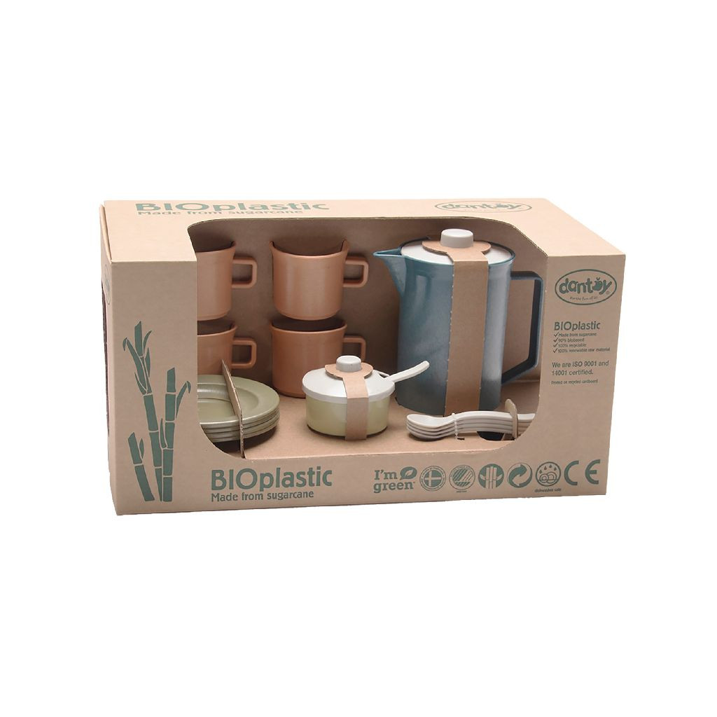 Dantoy Bio Koffieset - 17 Delig - Speelgoedservies