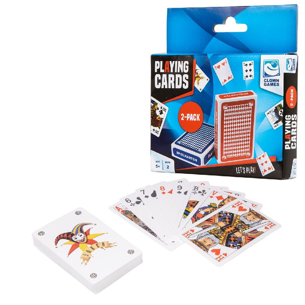 Clown Games Speelkaarten - Kaarten - Set van 2