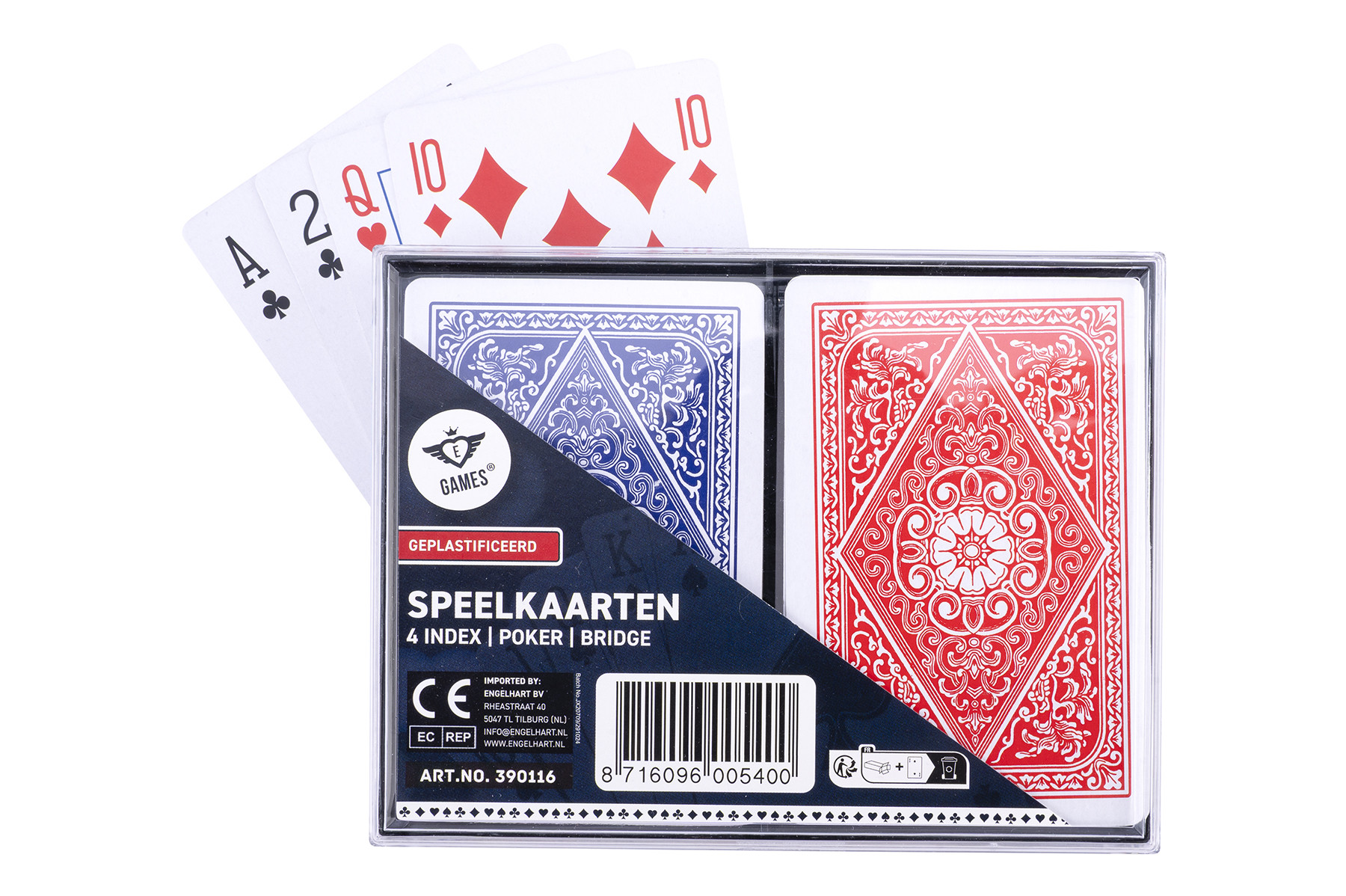 Longfield Speelkaarten in Doos - Kaarten - 2 Sets