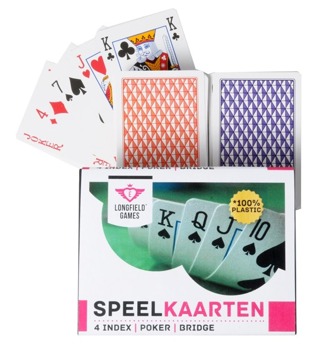 Speelkaarten - Kaarten - 2 Sets - 100% Plastic